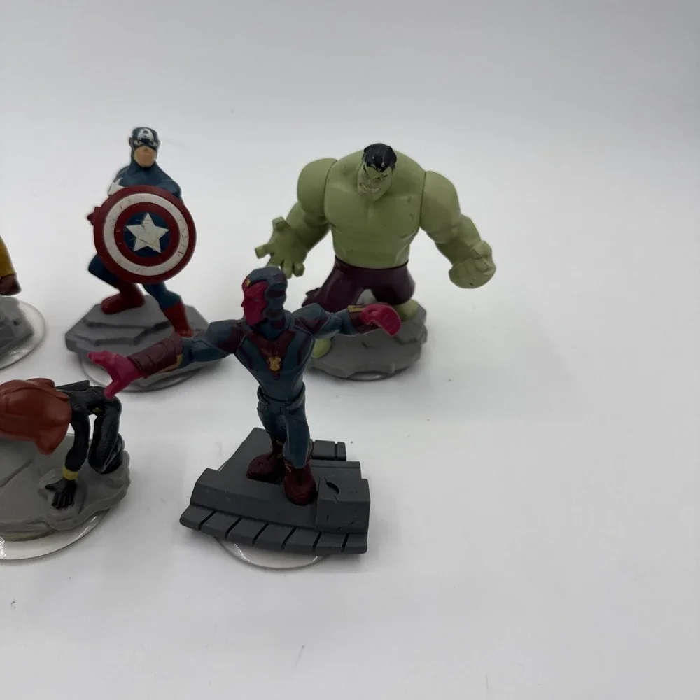 DISNEY INFINITY 2.0 & 3.0 Marvel Iron Man Hulk Lot of 6 Figures Avenger Untested